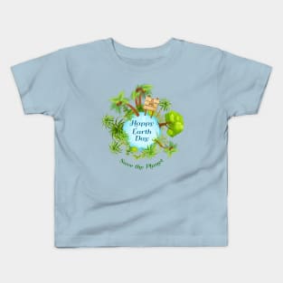 Happy earth Day Save The Planet Kids T-Shirt